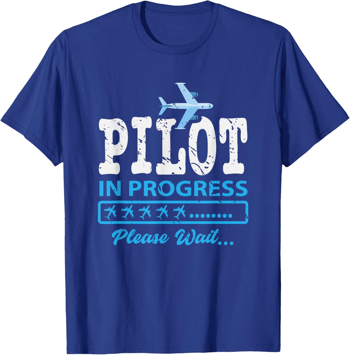 Airport Aeroplane Gift Future Pilot T-Shirt - T-Shirt | Royal