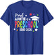 Proud Auntie of A Preschool 2026 Graduate Class of 2026 Grad T-Shirt - T-Shirt | Royal