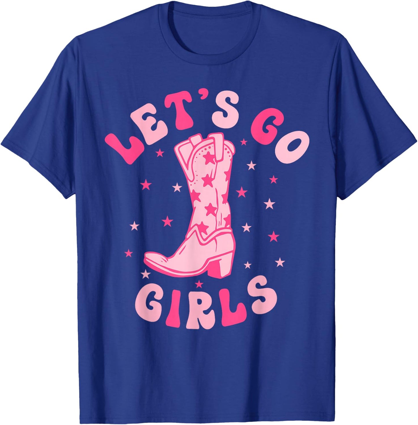Let's Go Girls Man I Feel Like A Bride Retro Bachelorette T-Shirt - T-Shirt | Royal