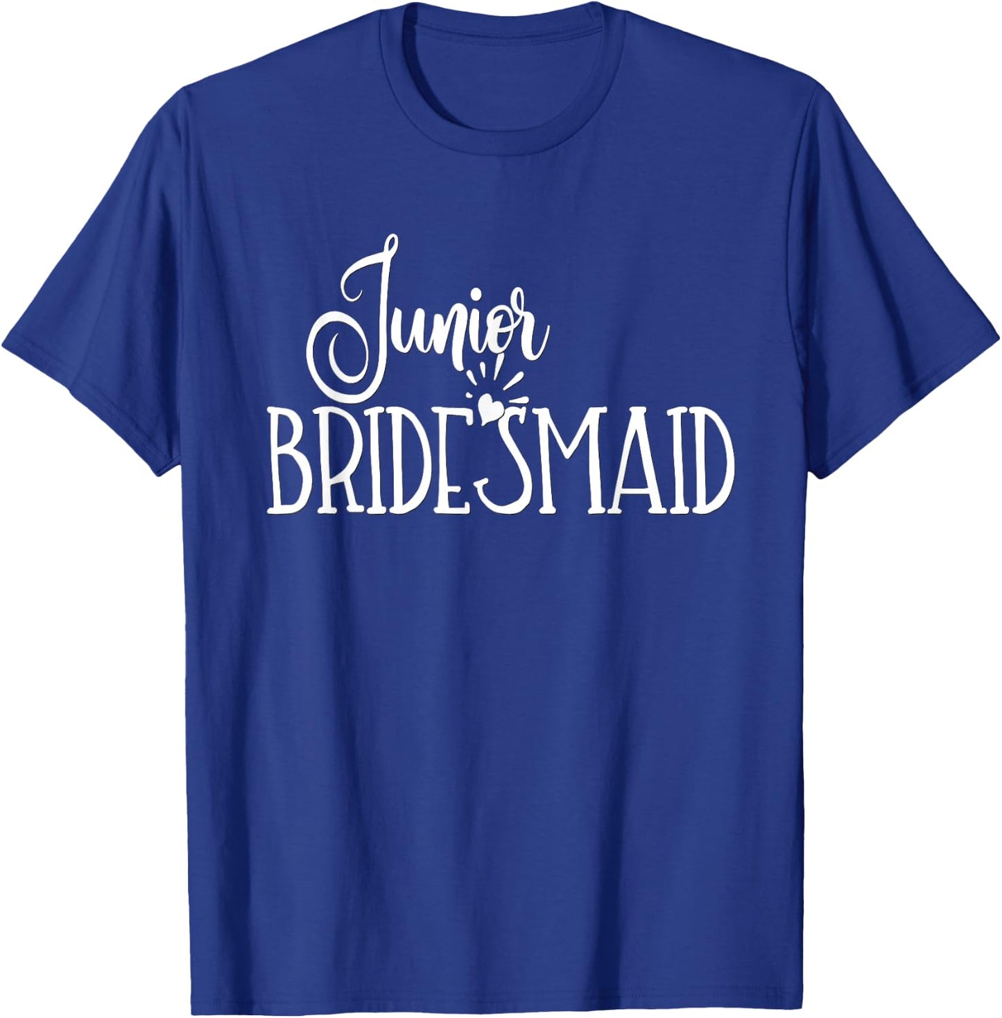 Junior Bridesmaid Kids Teen Girls Wedding Party Bride Groom T-Shirt - T-Shirt | Royal