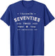 I SURVIVED The SEVENTIES TWICE Built In 70s 80th 70 Birthday T-Shirt - T-Shirt | Royal