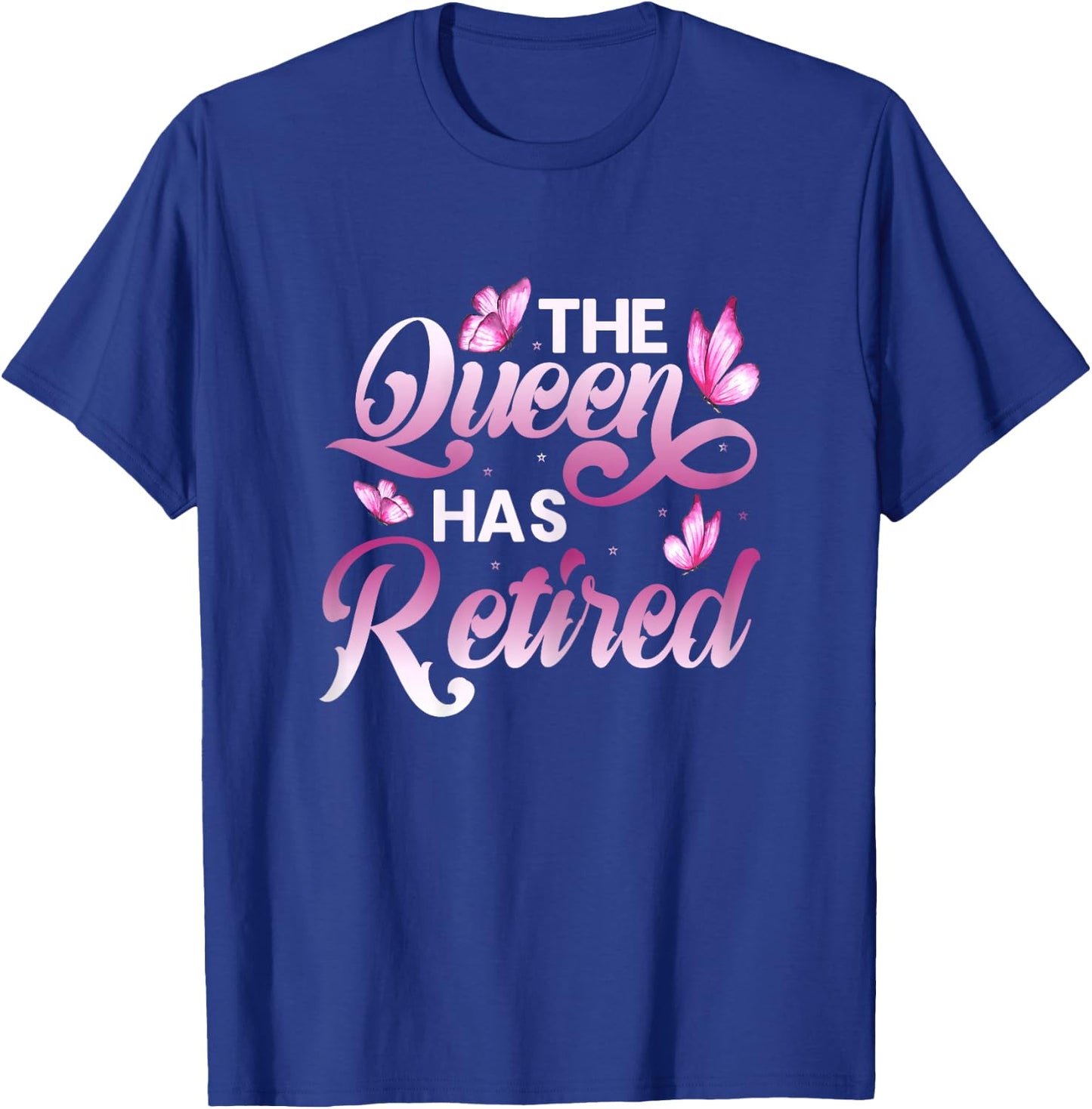Women Floral The Queen Has Retired T-Shirt - T-Shirt | Royal