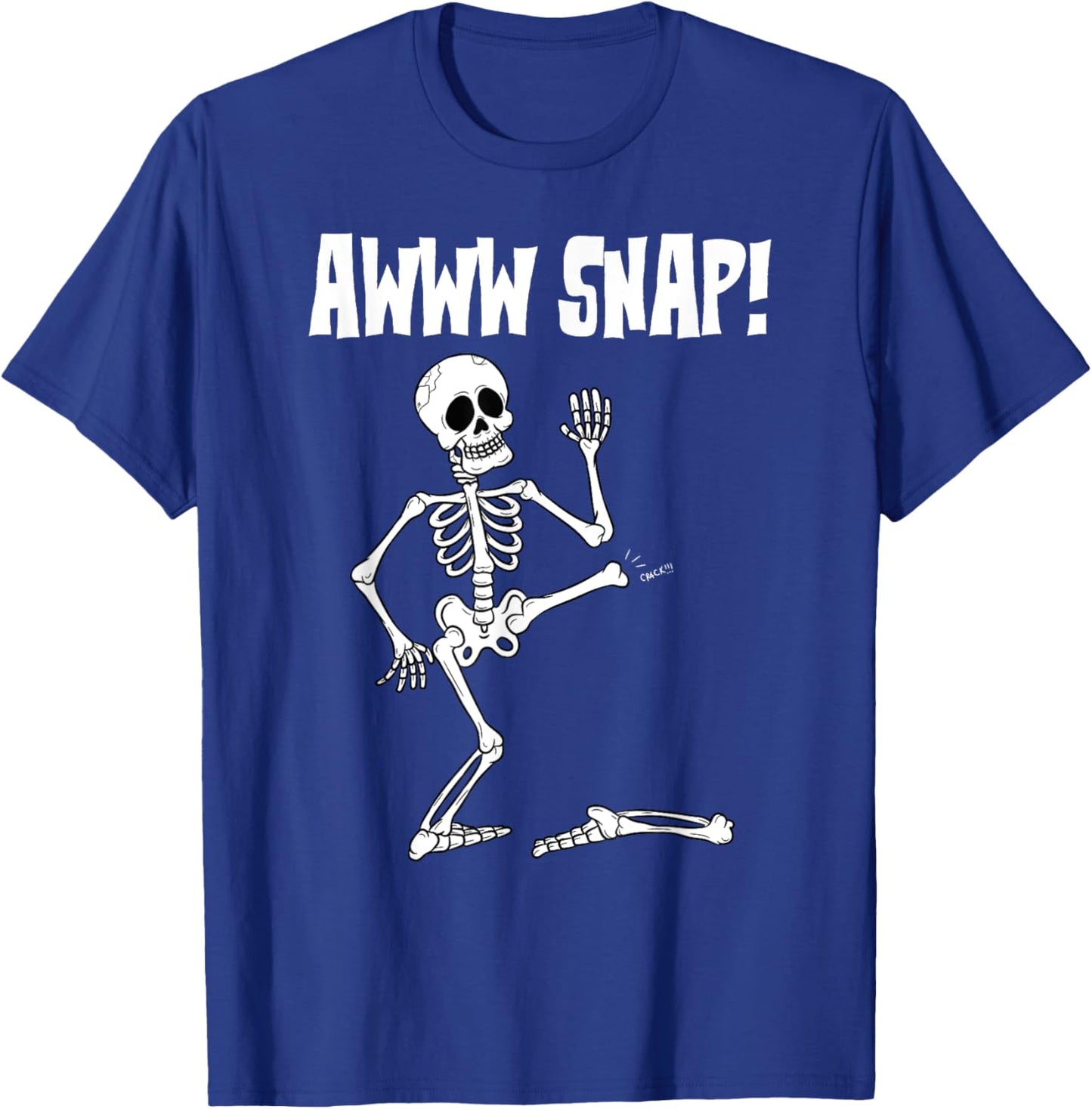 Funny Broken Bone Foot Skeleton Surgery Gift Men Women Kids T-Shirt - T-Shirt | Royal