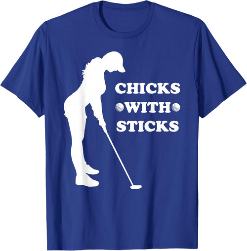 Funny Golf Golfer Mother Day Birthday Chicks And Sticks
