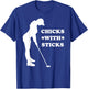 Funny Golf Golfer Mother Day Birthday Chicks And Sticks T-Shirt - T-Shirt | Royal