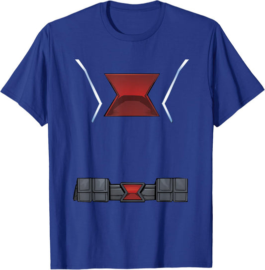 Marvel Avengers Classic Halloween Black Widow Costume T-Shirt - T-Shirt | Royal