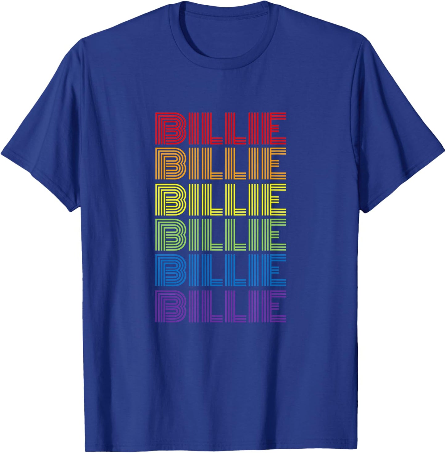 Retro Style Billie Rainbow T-Shirt - T-Shirt | Royal