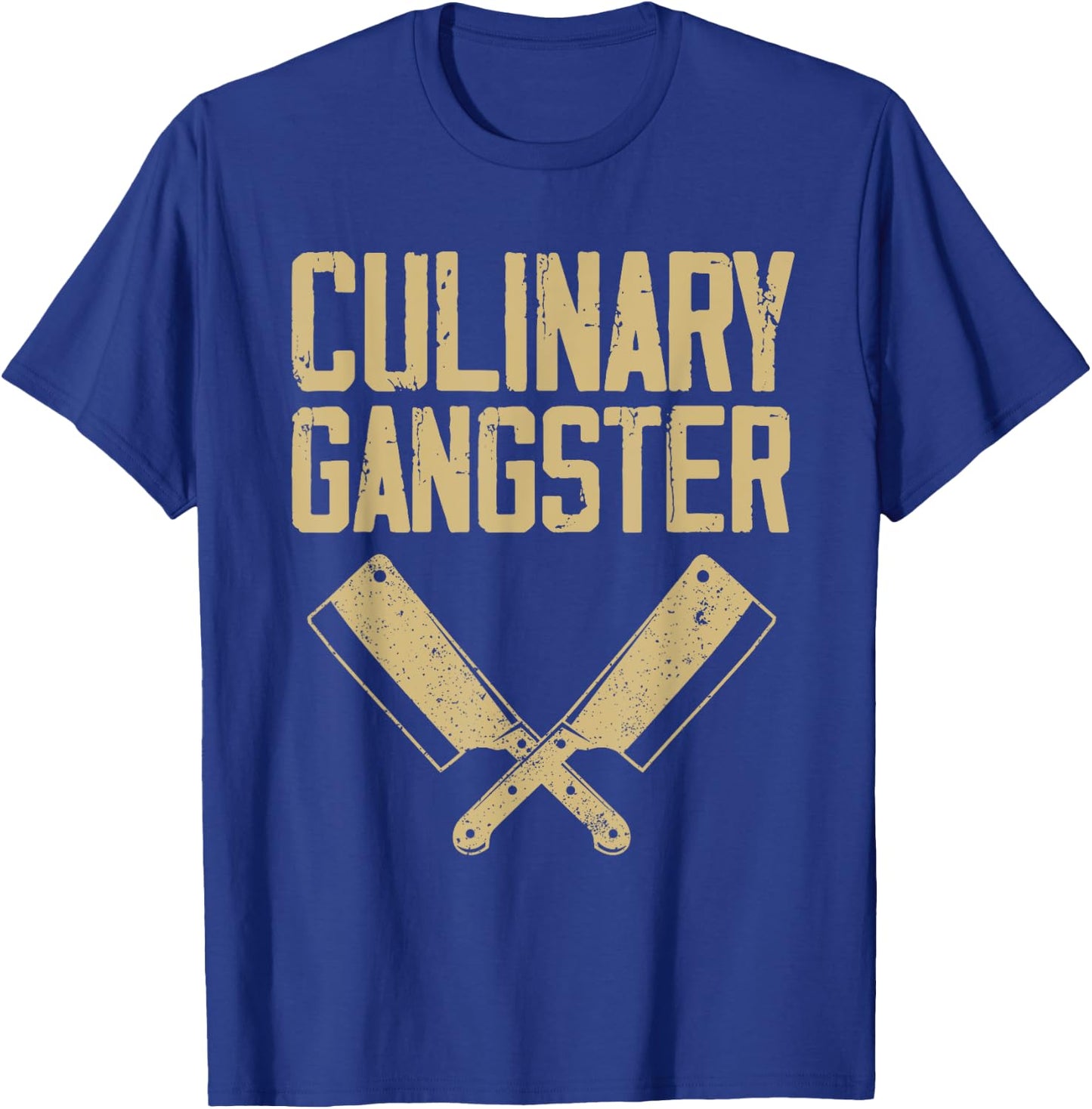 Funny Chef Art Men Women Restaurant Kitchen Food Cooking T-Shirt - T-Shirt | Royal