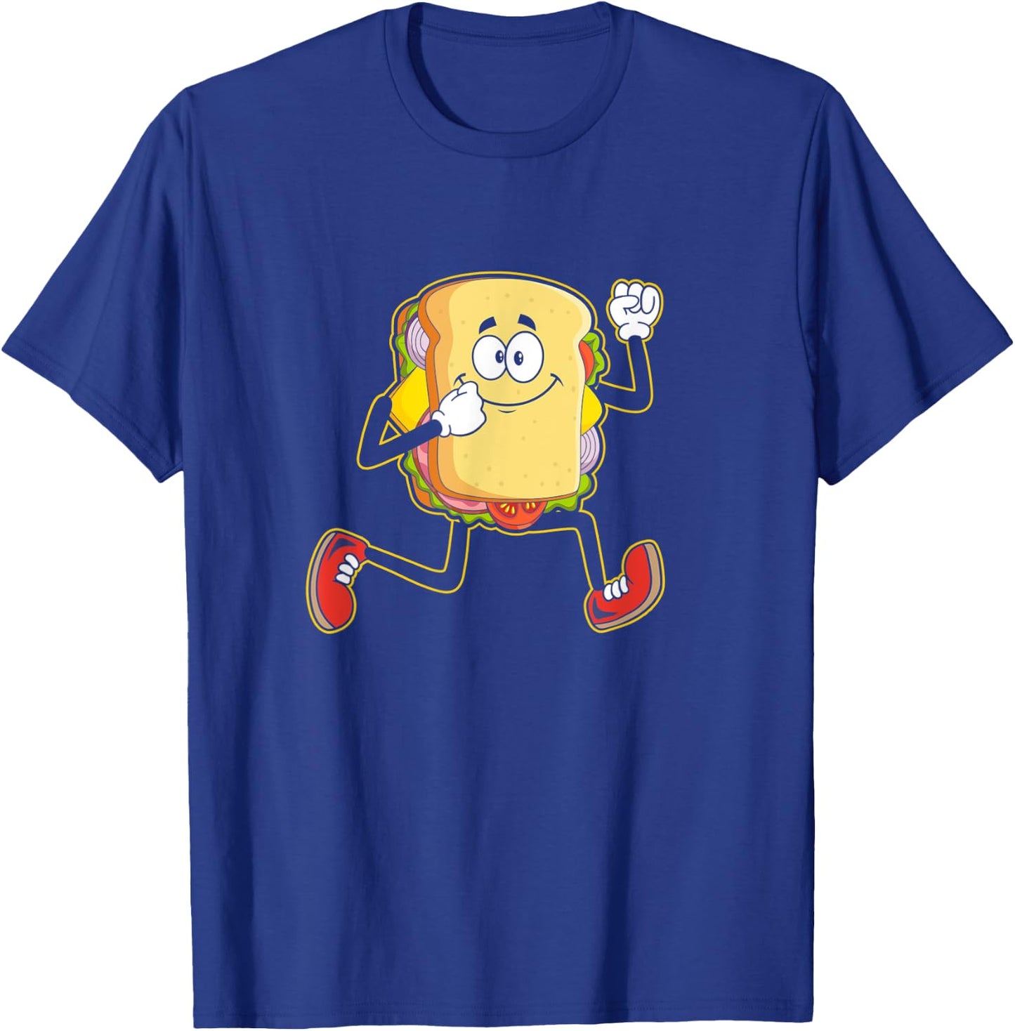 Sandwich Day making Cardio, Foodie Fast Food Running T-Shirt - T-Shirt | Royal