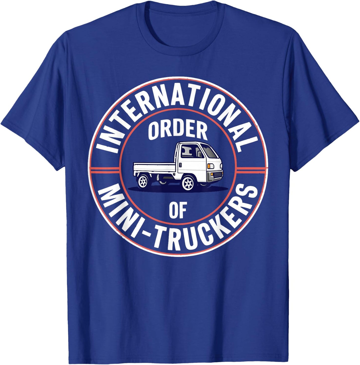 Mini Truckers Driver Kei Japanese Truck T-Shirt - T-Shirt | Royal