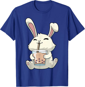 Bunny Rabbit Boba Bubble Tea Anime Kawaii T-Shirt - T-Shirt | Royal