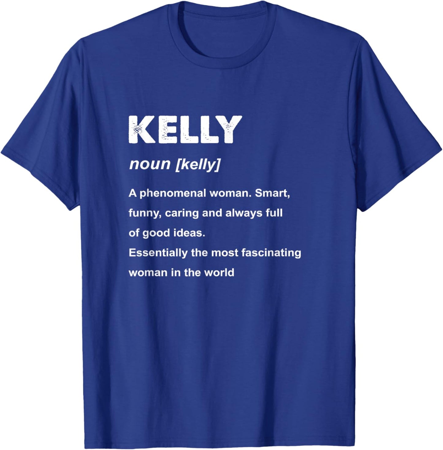 Kelly Name T-Shirt - T-Shirt | Royal