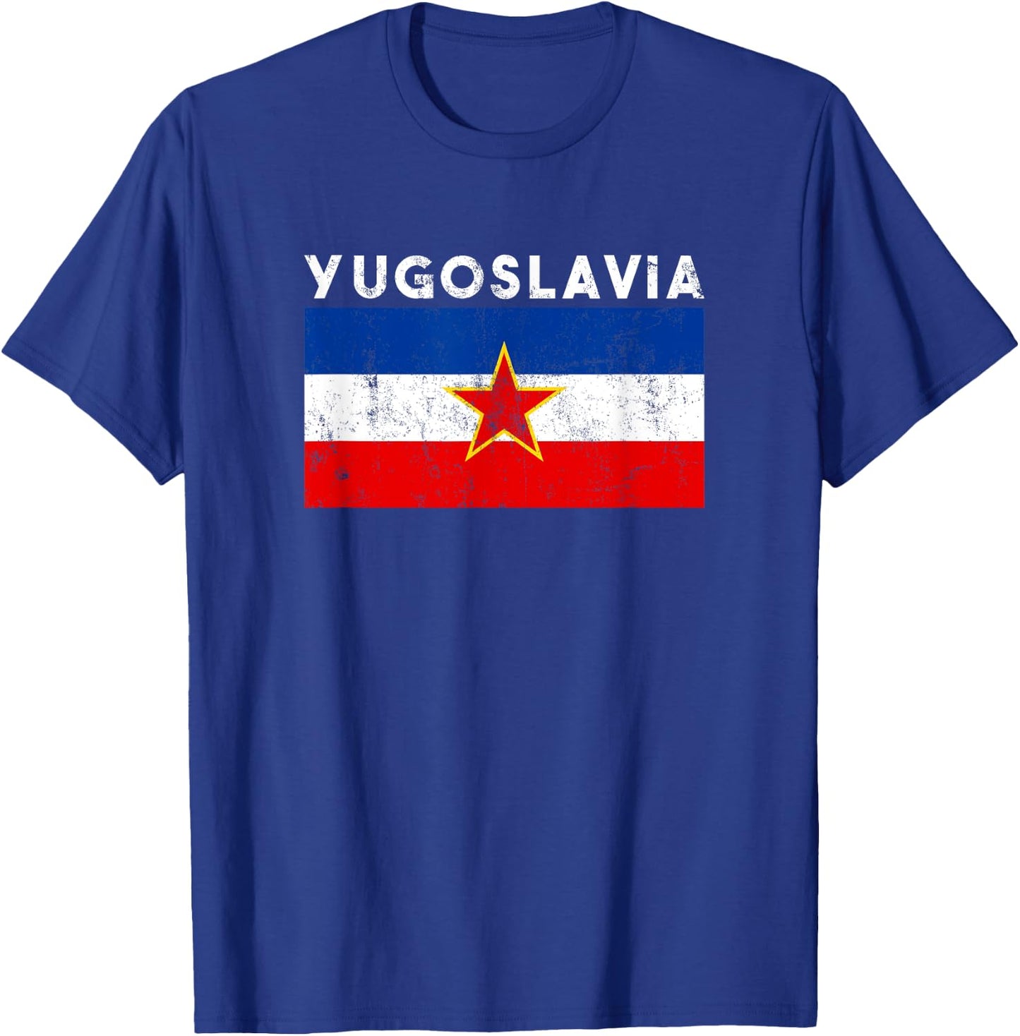 Yugoslavia Map Flag, Yugoslavia T-Shirt - T-Shirt | Royal