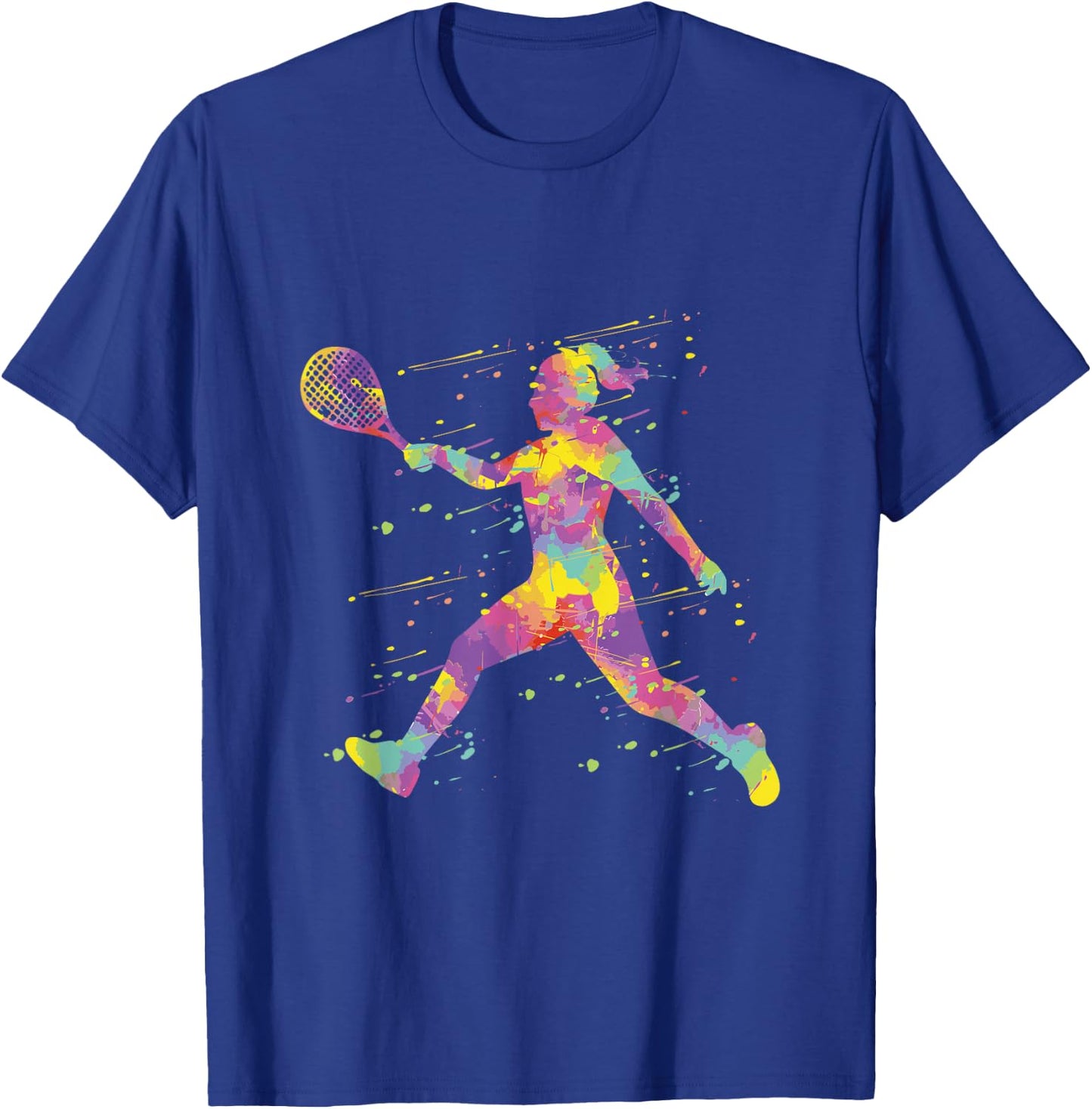 Tennis Girl's Tennis Player T-Shirt - T-Shirt | Royal