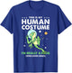 This Is My Human Costume Frog Astronaut T-Shirt - T-Shirt | Royal