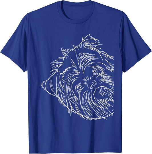 Funny Dog Affenpinscher Women Girls Kids T-Shirt - T-Shirt | Royal