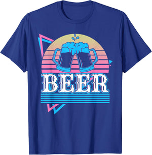 Beer Retro T-Shirt - T-Shirt | Royal