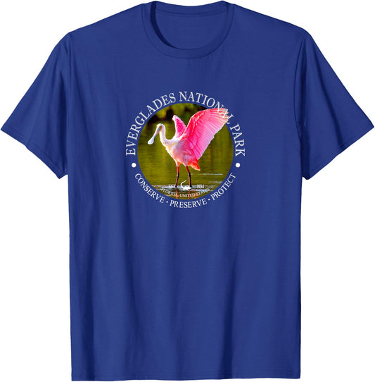 Everglades National Park for Spoonbill Lovers T-Shirt - T-Shirt | Royal
