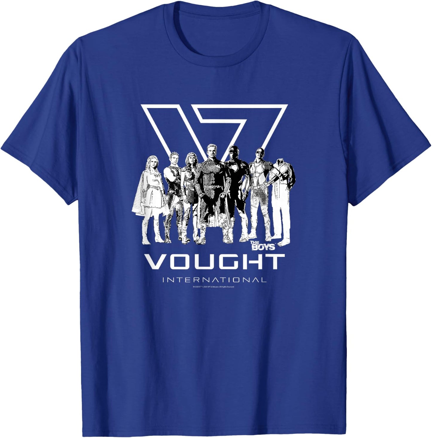The Boys Vought Group Photo Superhero TV Show T-Shirt - T-Shirt | Royal