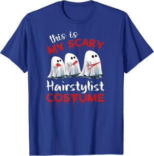 This Is My Scary Hairstylist Halloween Costume T-Shirt - T-Shirt | Royal