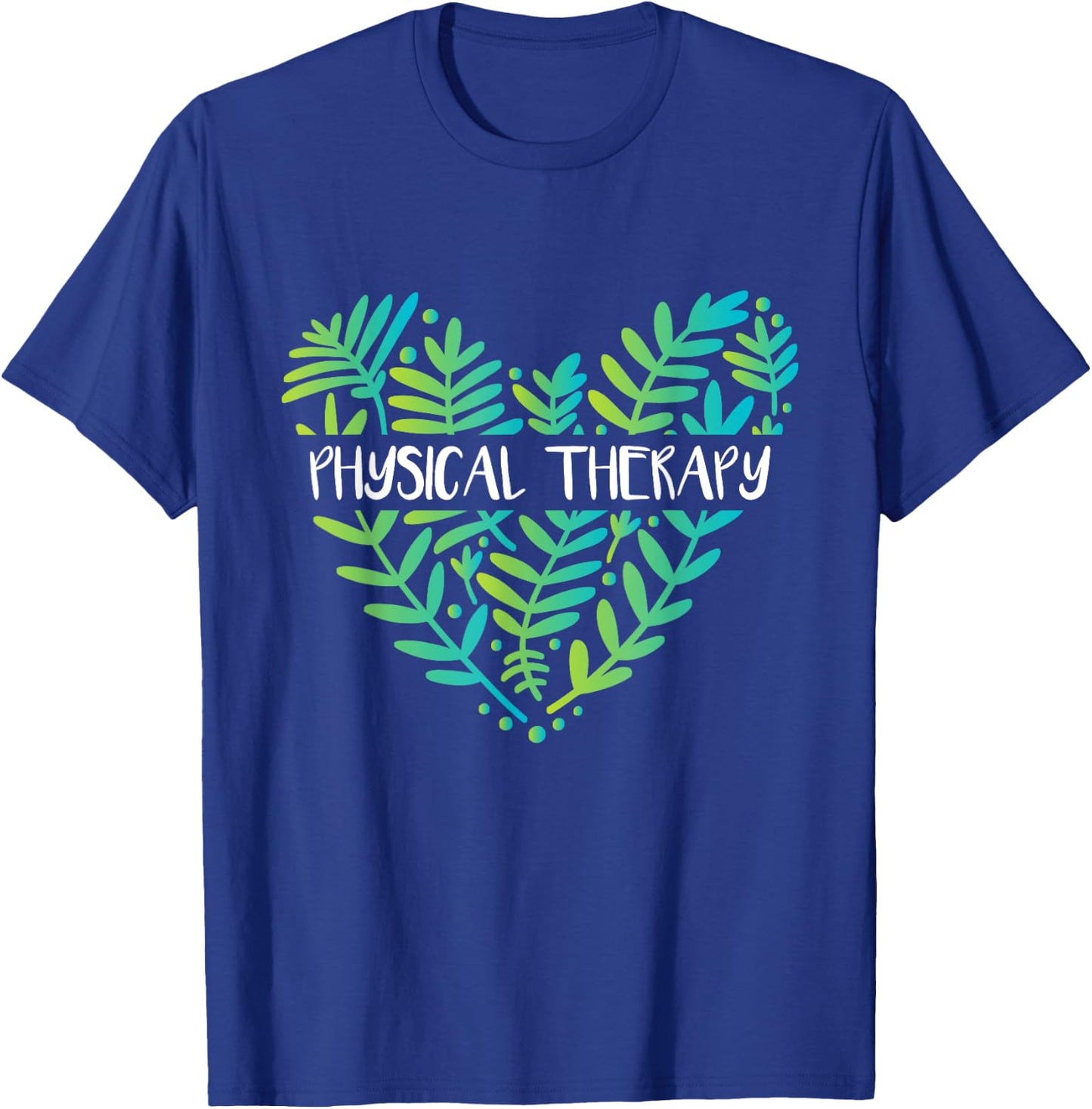Physical Therapy - Physical Therapist Physiotherapy PT , Black T-Shirt - T-Shirt | Royal