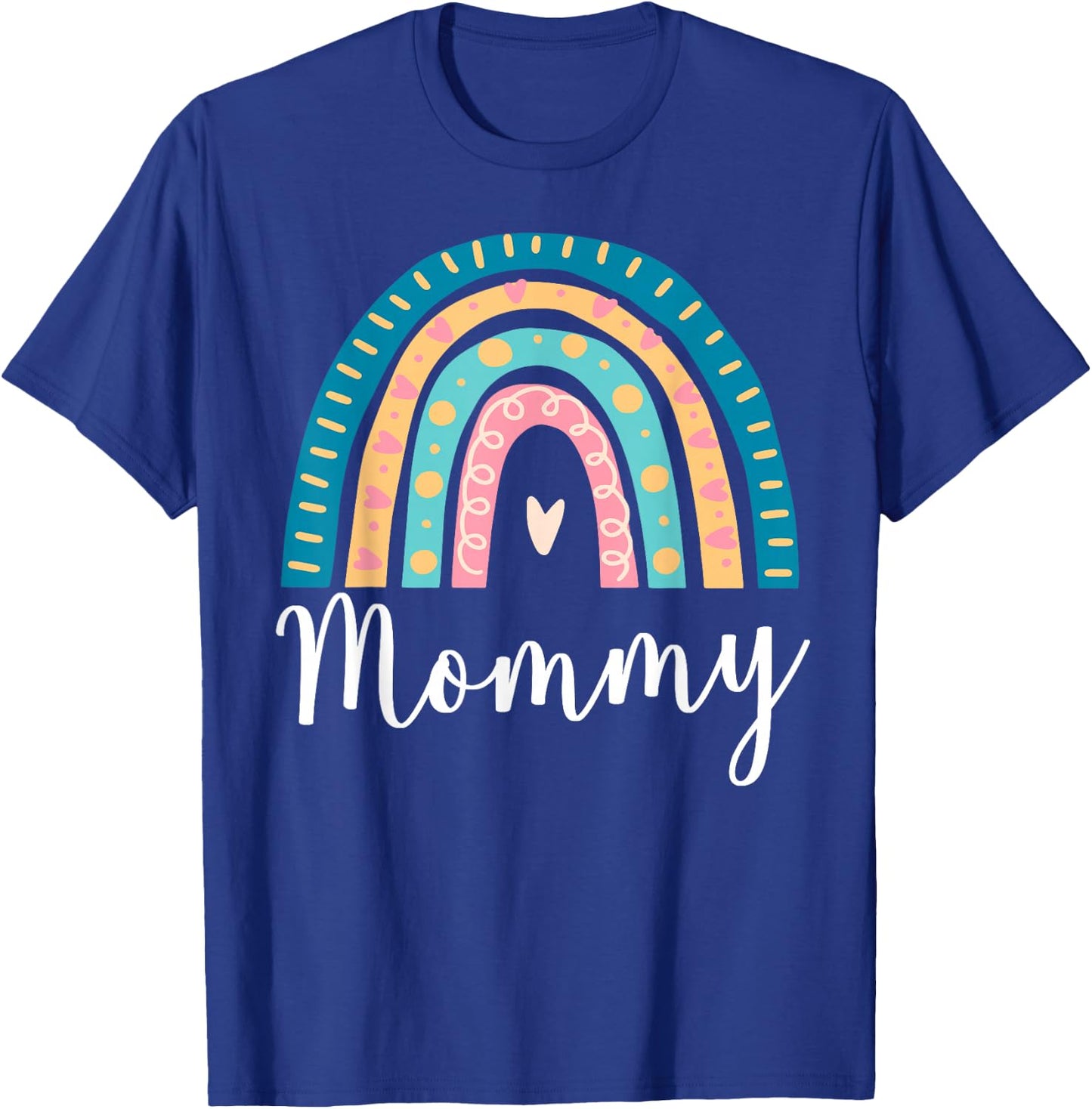 Mommy Rainbow Gifts Mom Family Matching Birthday T-Shirt - T-Shirt | Royal