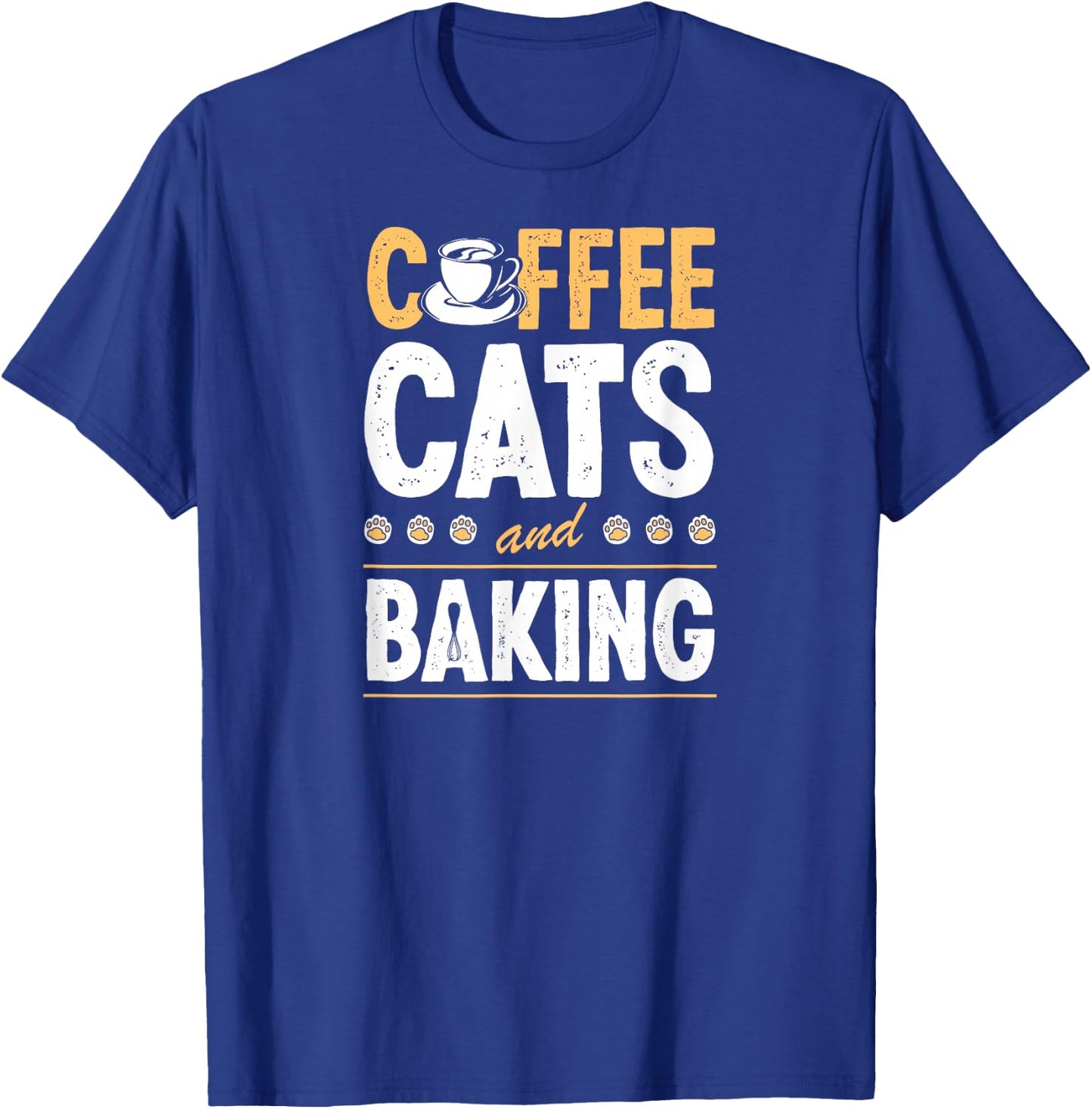 Coffee Cats And Baking T-Shirt - T-Shirt | Royal