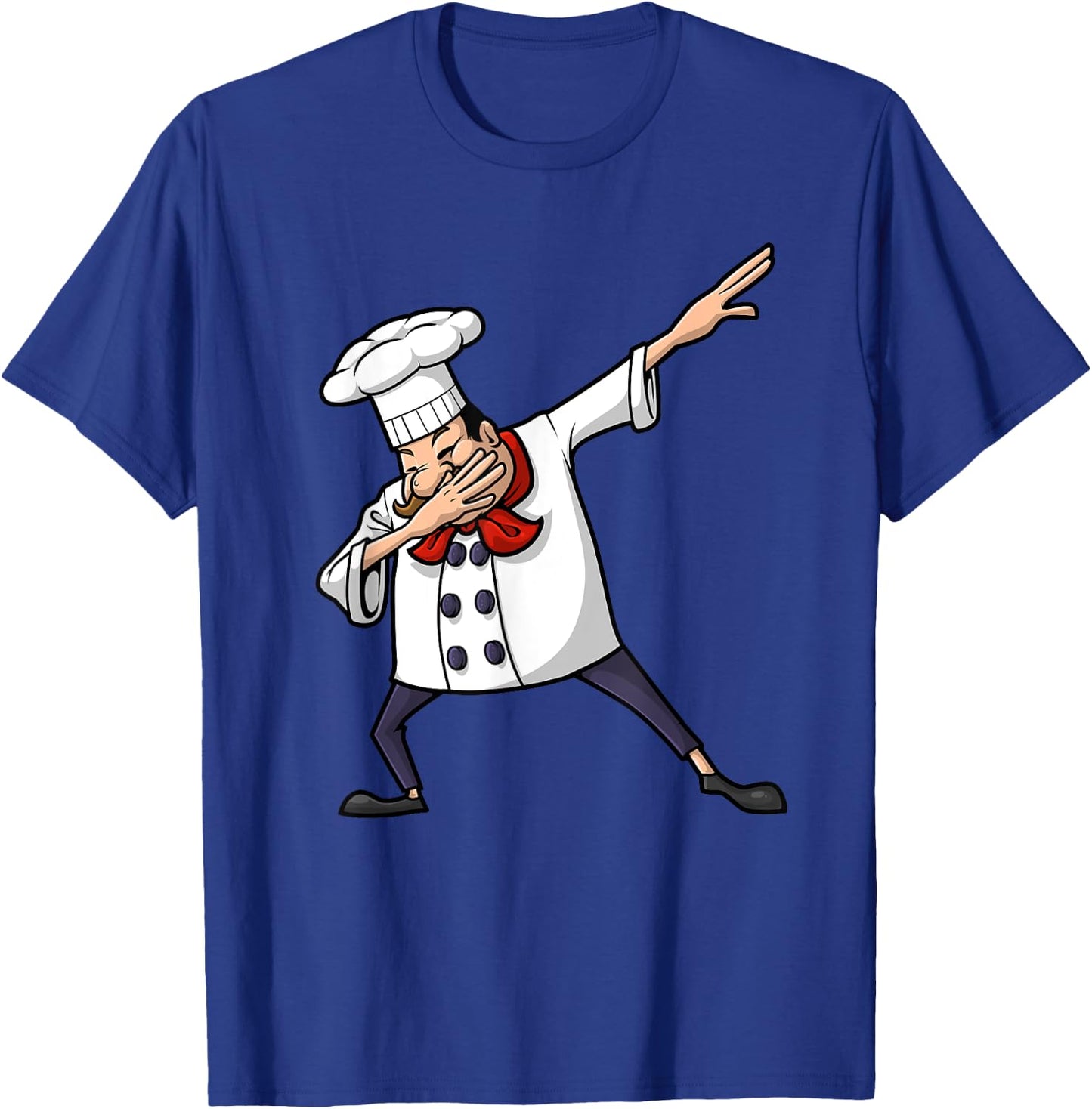 Funny Chef Design Women Cook Hip-hop Dabbing Dance T-Shirt - T-Shirt | Royal