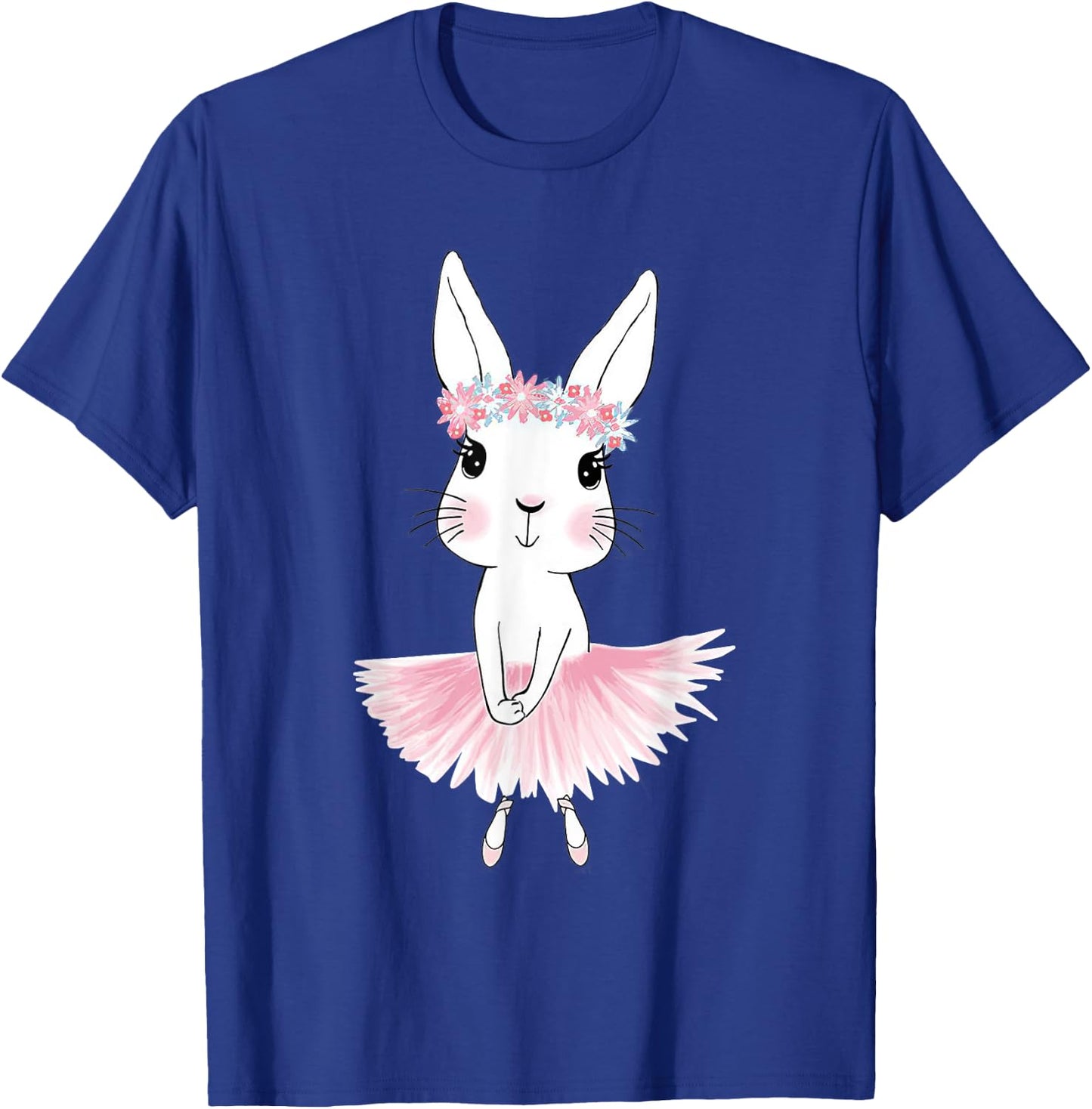 Sweet Dancing Ballerina Bunny Ballet Rabbit Girl For Kids T-Shirt - T-Shirt | Royal