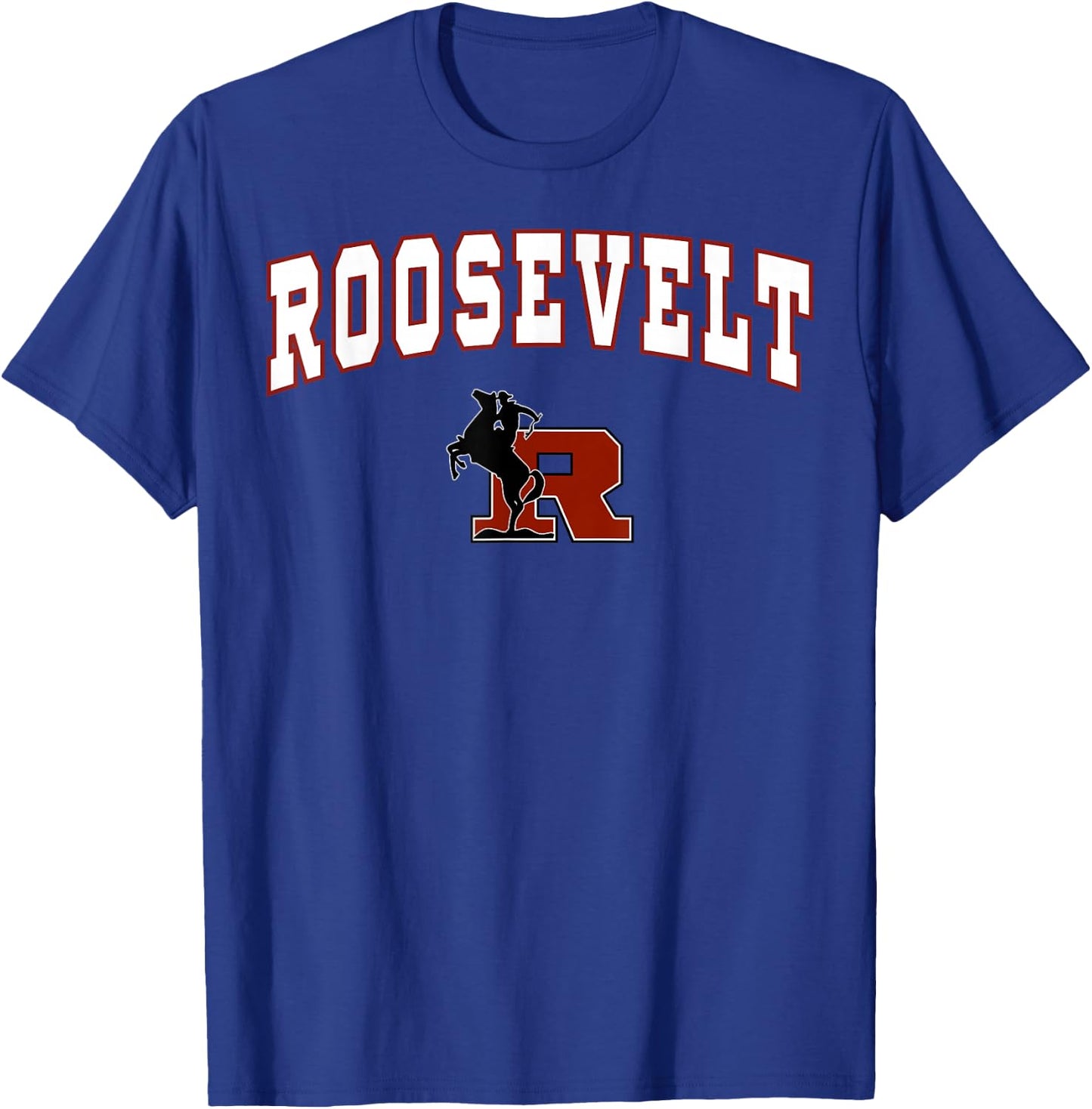 Roosevelt High School Rough Riders C2 T-Shirt - T-Shirt | Royal