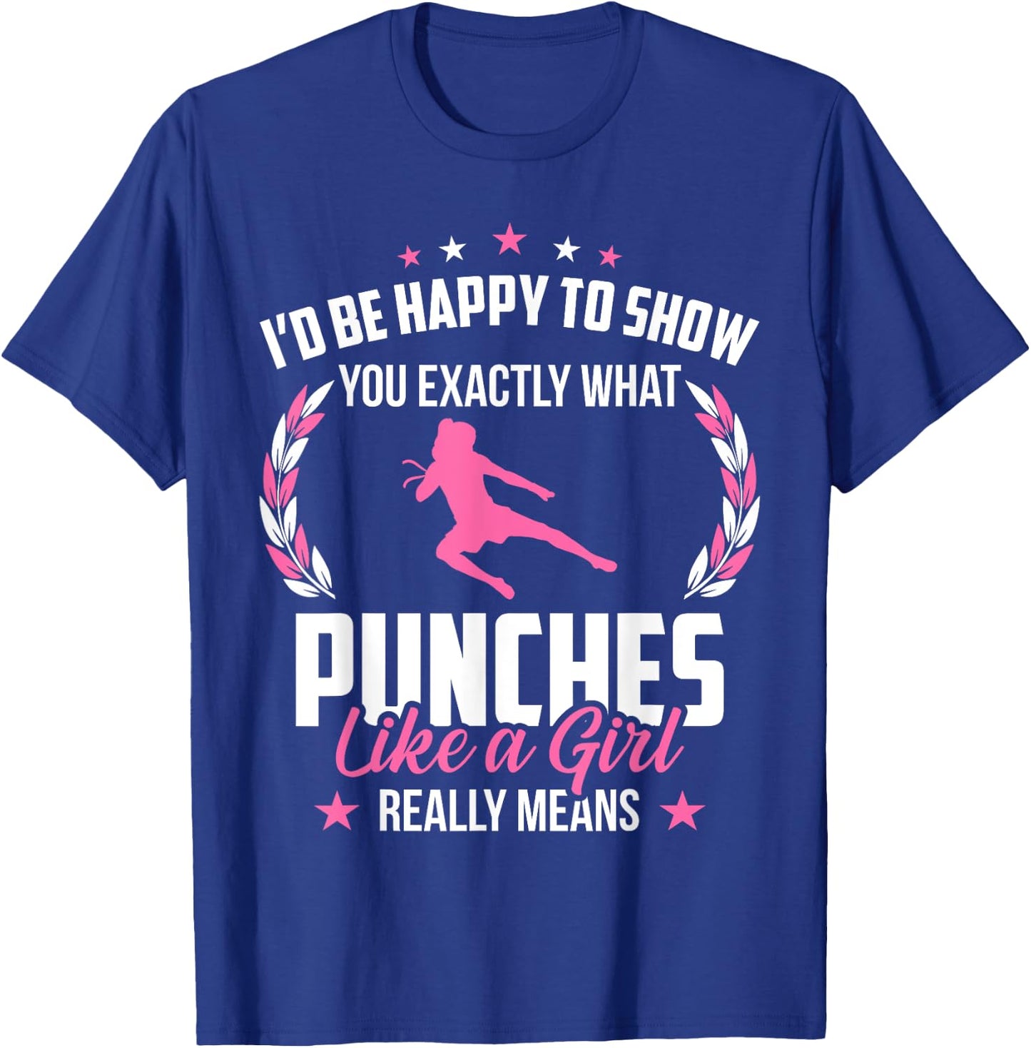 Muay Thai Kickboxing Thaiboxing Girl T-Shirt - T-Shirt | Royal
