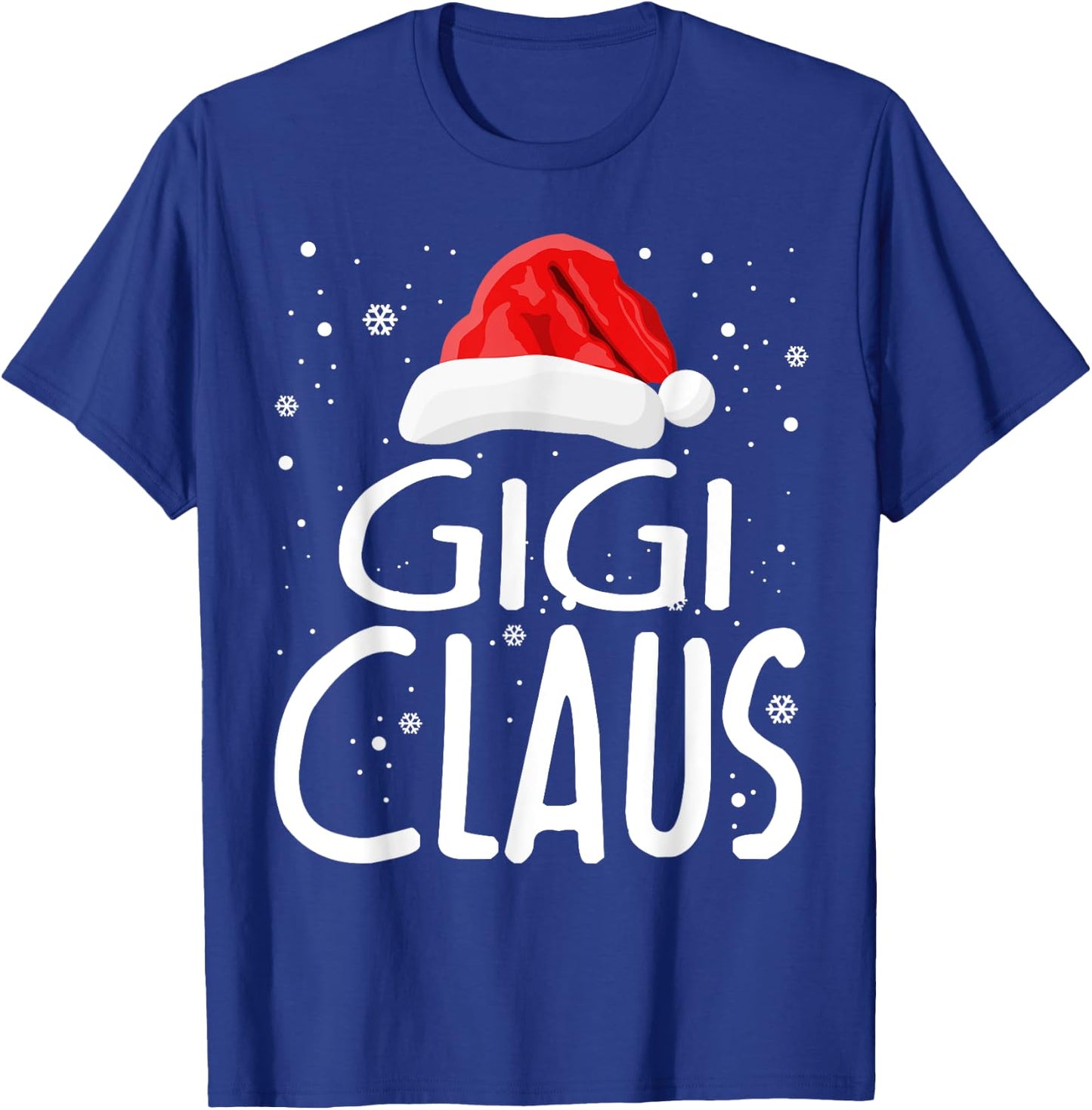 Gigi Claus Christmas Family Group Matching Pajama Xmas Gifts T-Shirt - T-Shirt | Royal
