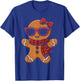 Cute Gingerbread Christmas Girls Xmas T-Shirt - T-Shirt | Royal