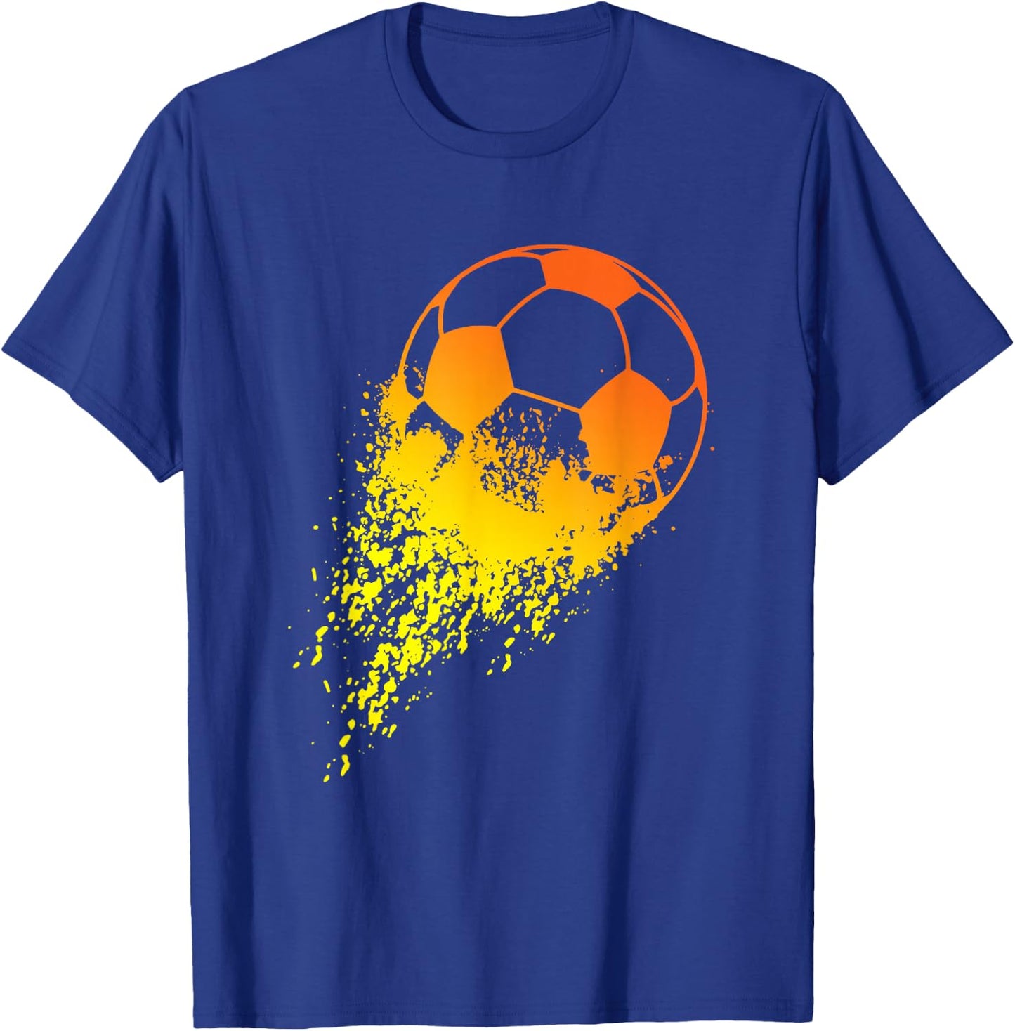 Soccer Player Sports Vintage Men Boys Soccer T-Shirt - T-Shirt | Royal
