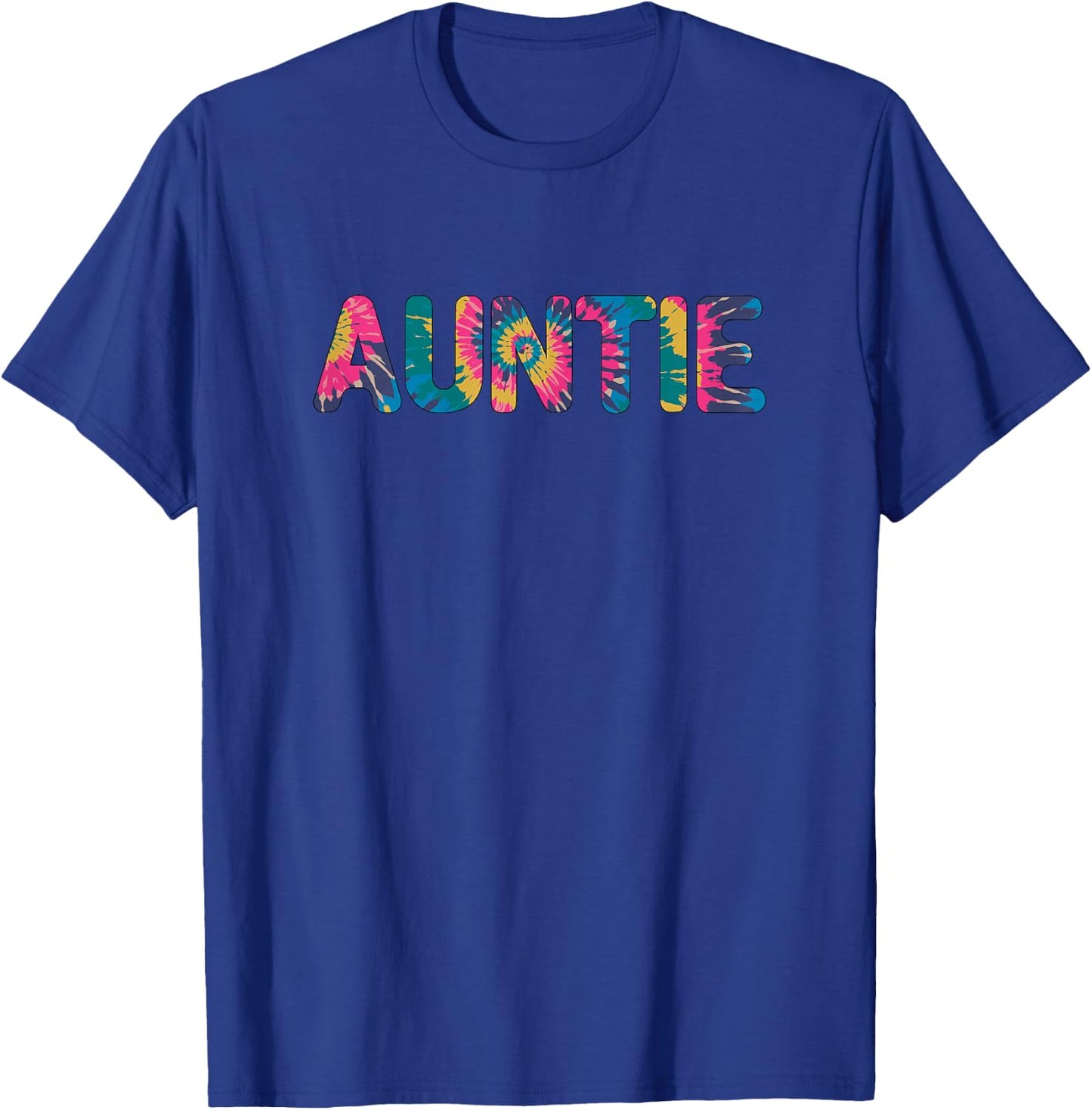 Tie-Dye Auntie T-Shirt - T-Shirt | Royal