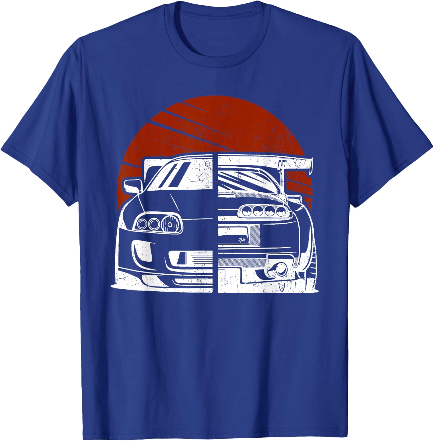 JDM Japan Motorsport Tuning Car Legend 90s T-Shirt - T-Shirt | Royal