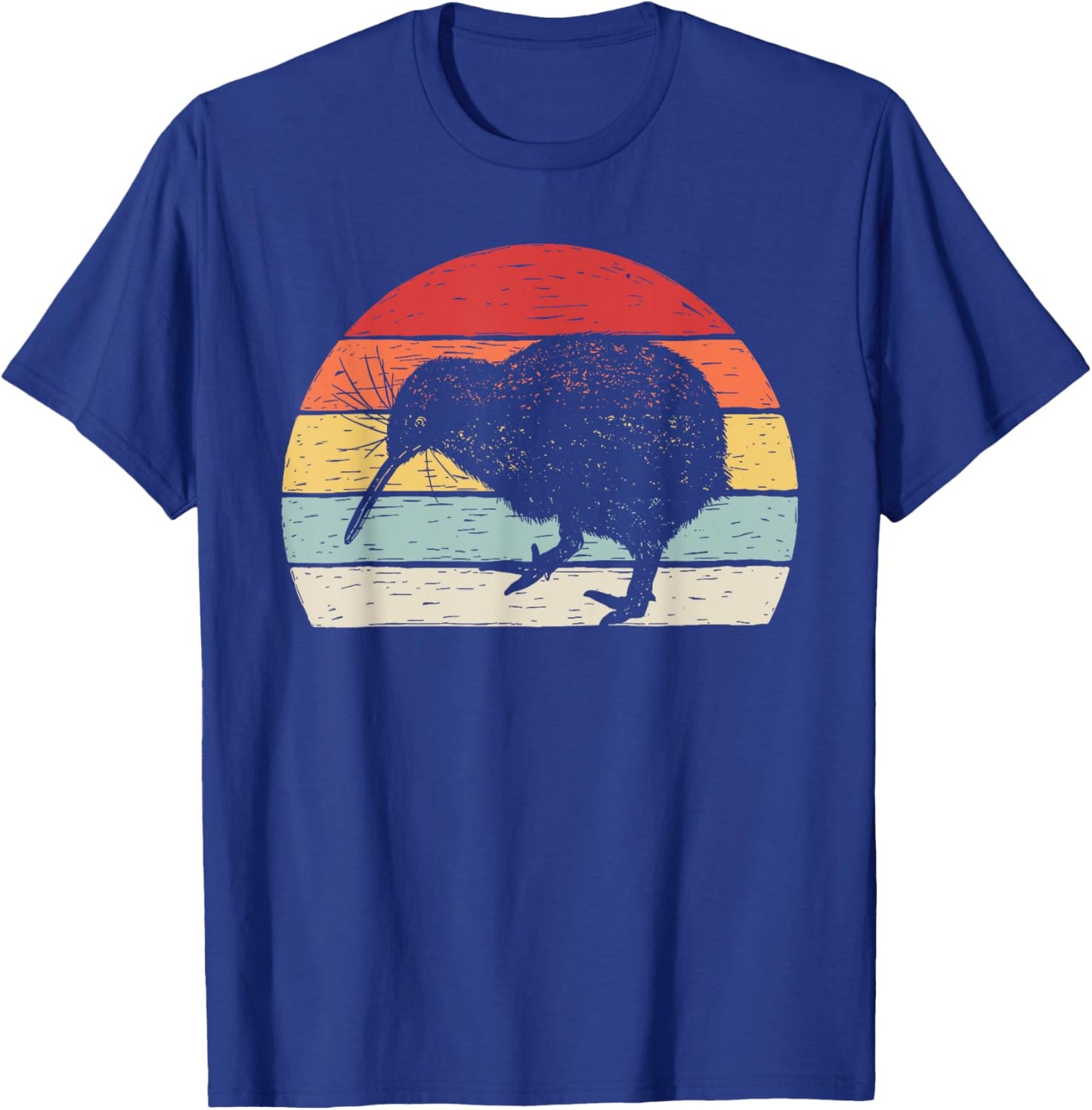 Catch Some Rays Vintage Retro Kiwi Bird - Women's Black Small Classic Fit Short Sleeve T-Shirt - T-Shirt | Royal