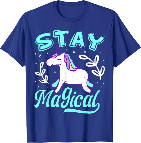 Stay Magical Unicorn T-Shirt - T-Shirt | Royal