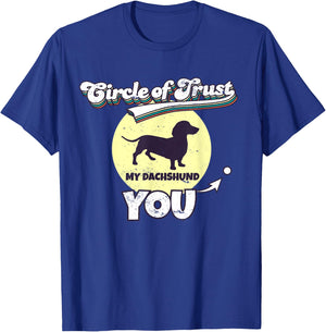 Circle Of Trust Dachshund Lover I Wiener Dog Women Kids T-Shirt - T-Shirt | Royal