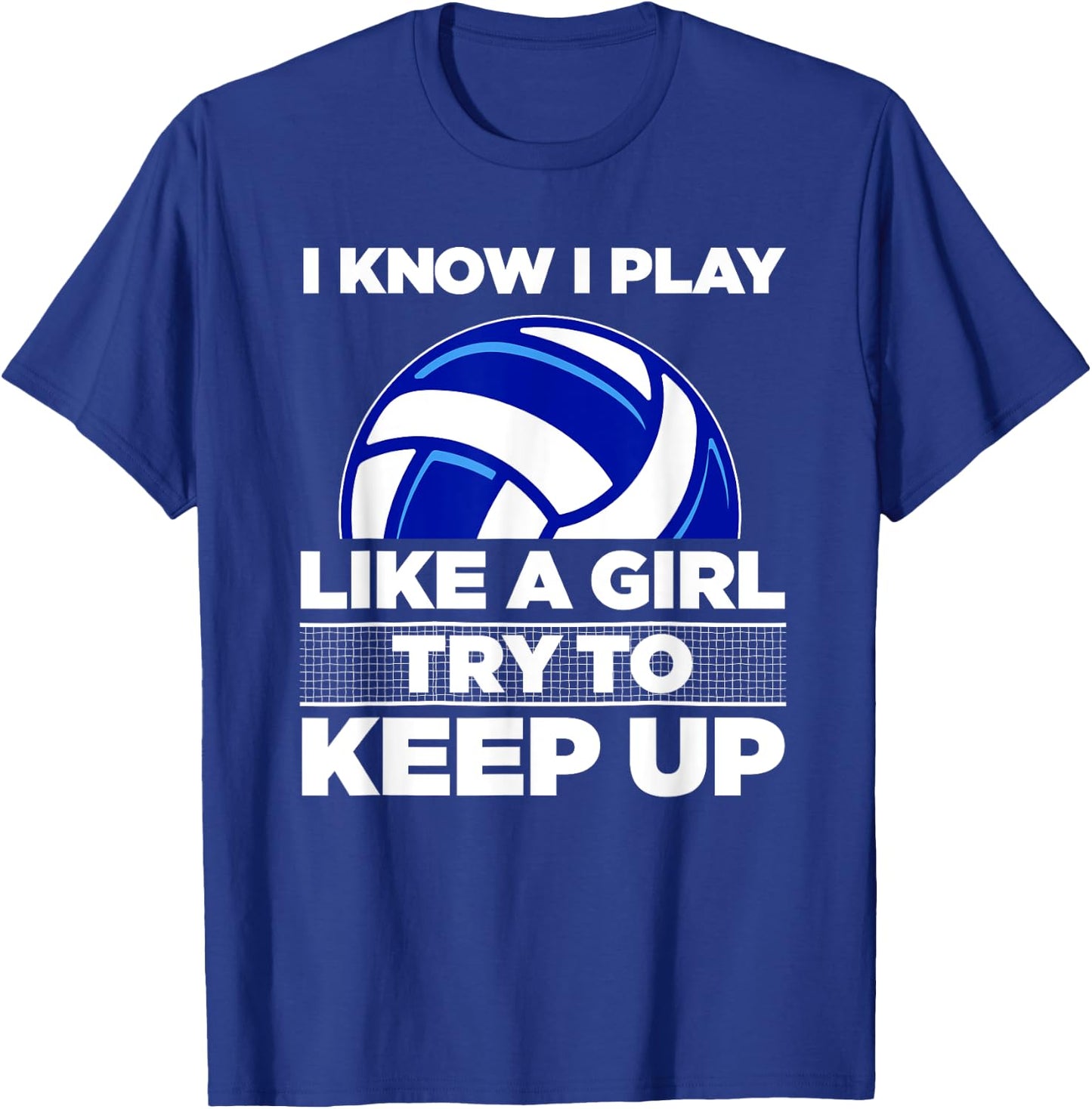 Cool Volleyball Girls Youth Volleyball Team Sports T-Shirt - T-Shirt | Royal