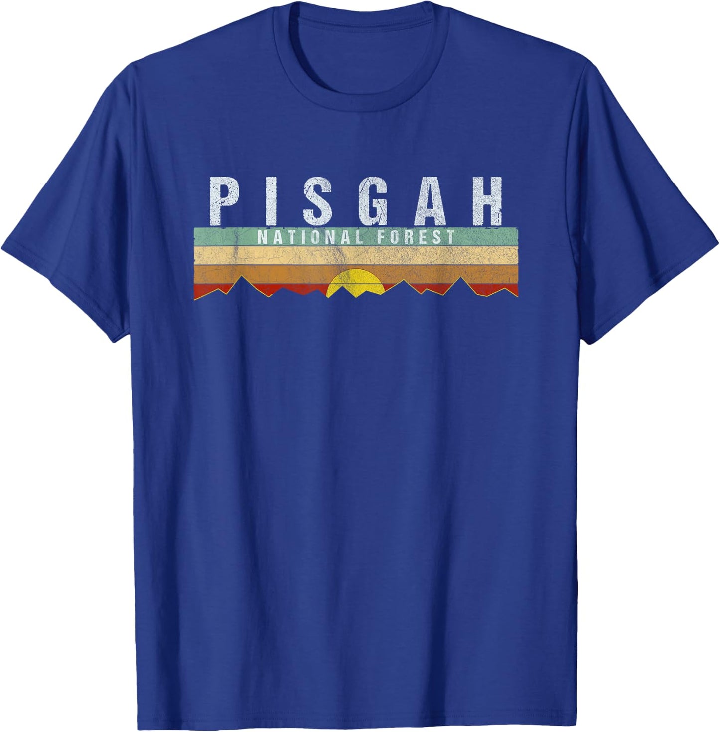 Retro Vintage Pisgah National Forest Shirt T-Shirt - T-Shirt | Royal