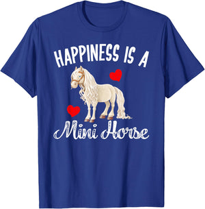 Miniature Horse Gifts Mini Horse Shirt Pet Horse Lovers T-Shirt - T-Shirt | Royal