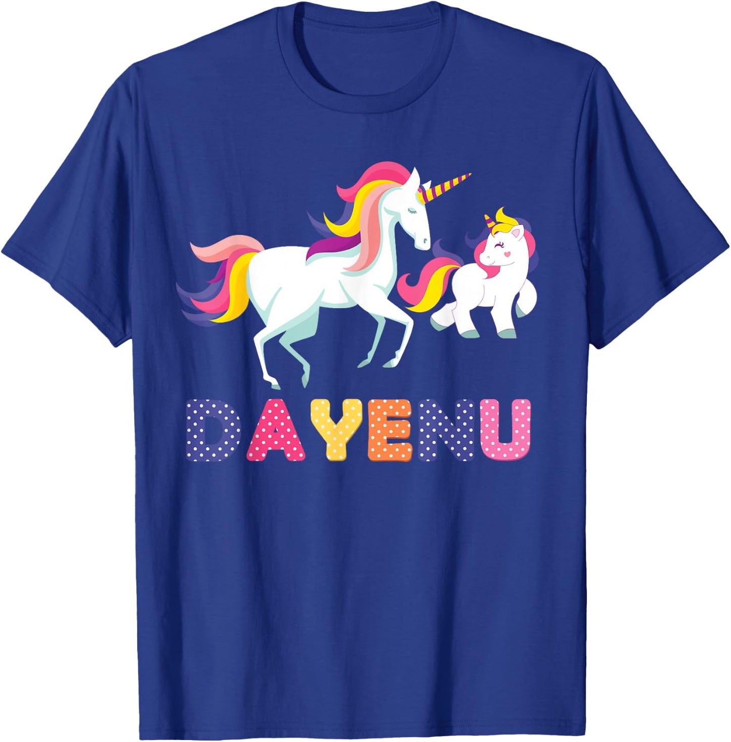 Unicorn Dayenu Passover Matzah Four Cups for Kids Boys Girls T-Shirt - T-Shirt | Royal