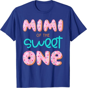 Mimi of The Sweet One First Birthday Matching Family Donut T-Shirt - T-Shirt | Royal