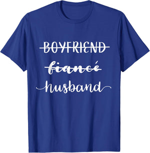 Boyfriend Fiance Husband Shirt T-Shirt - T-Shirt | Royal