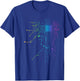 PCB Board Layout CPU Core Computer Geek Admin Nerd T-Shirt - T-Shirt | Royal