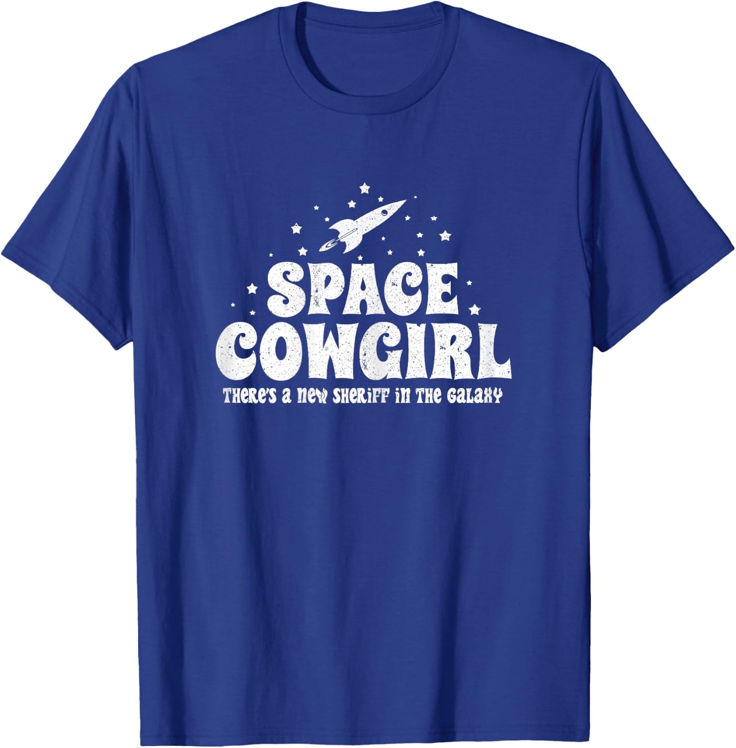 Space Cowgirl Outfit Retro Vintage Costume Girls T-Shirt - T-Shirt | Royal