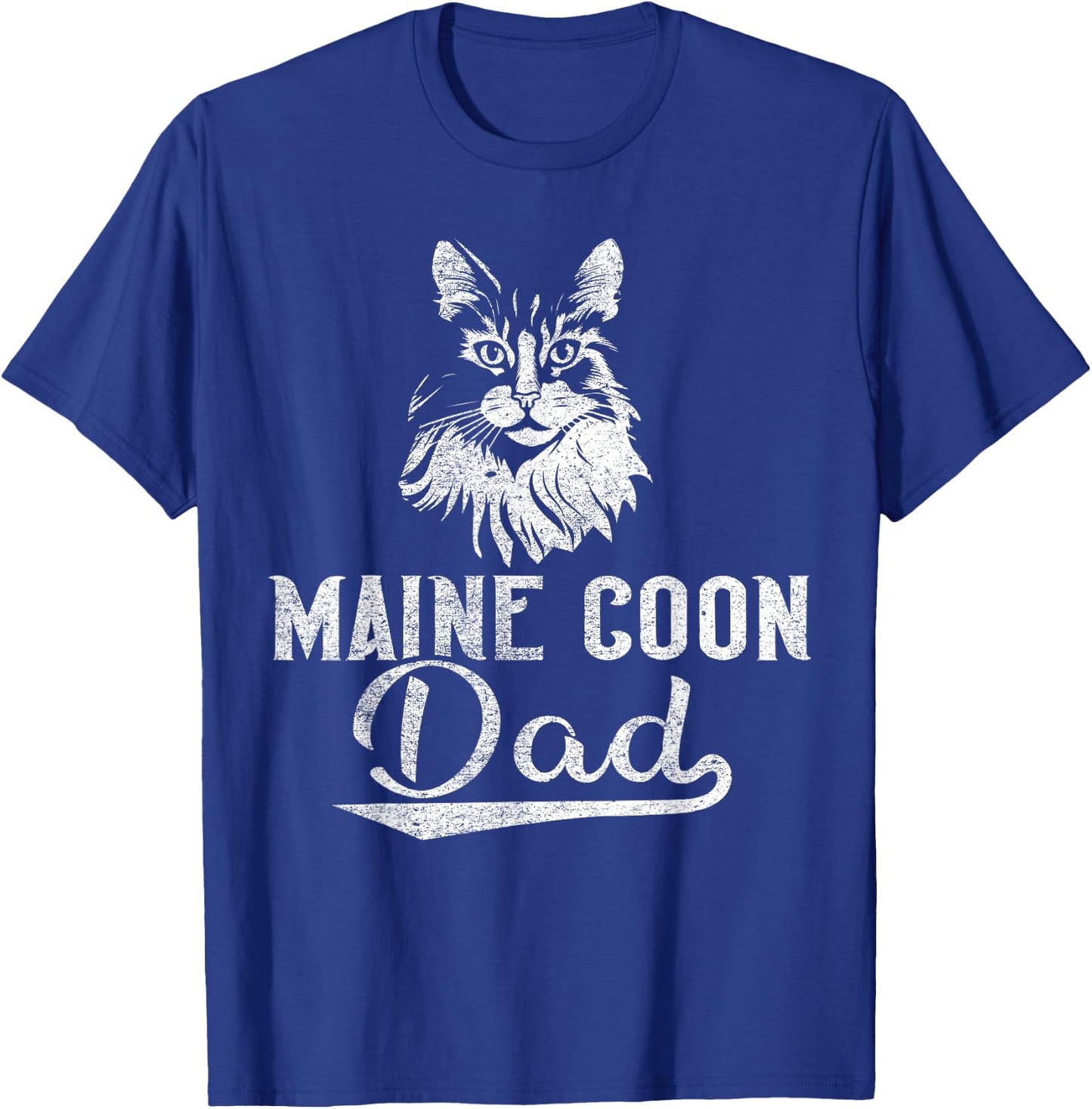 Cat Owner Dad - Maine Coon Dad T-Shirt - T-Shirt | Royal