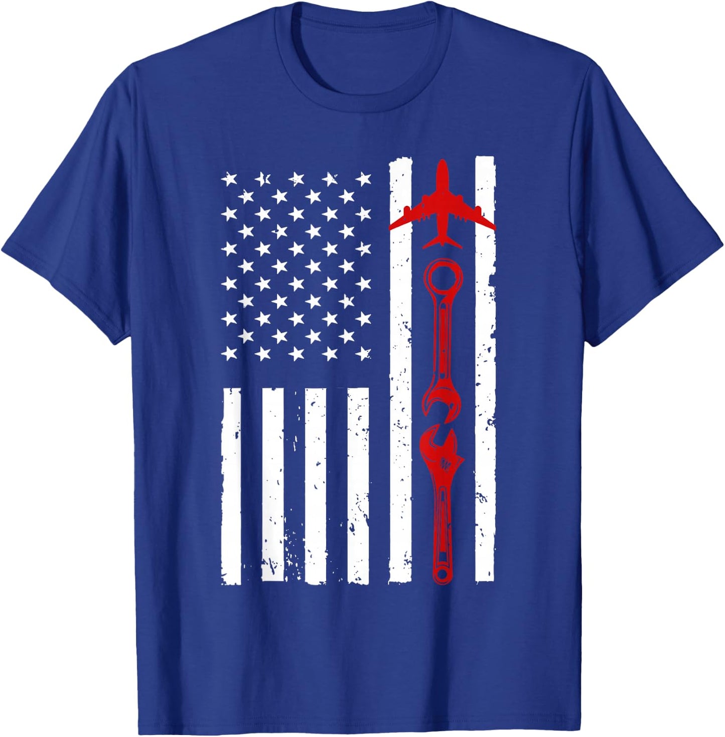 Cool Aircraft Mechanic Art Women Aircraft Technician T-Shirt - T-Shirt | Royal