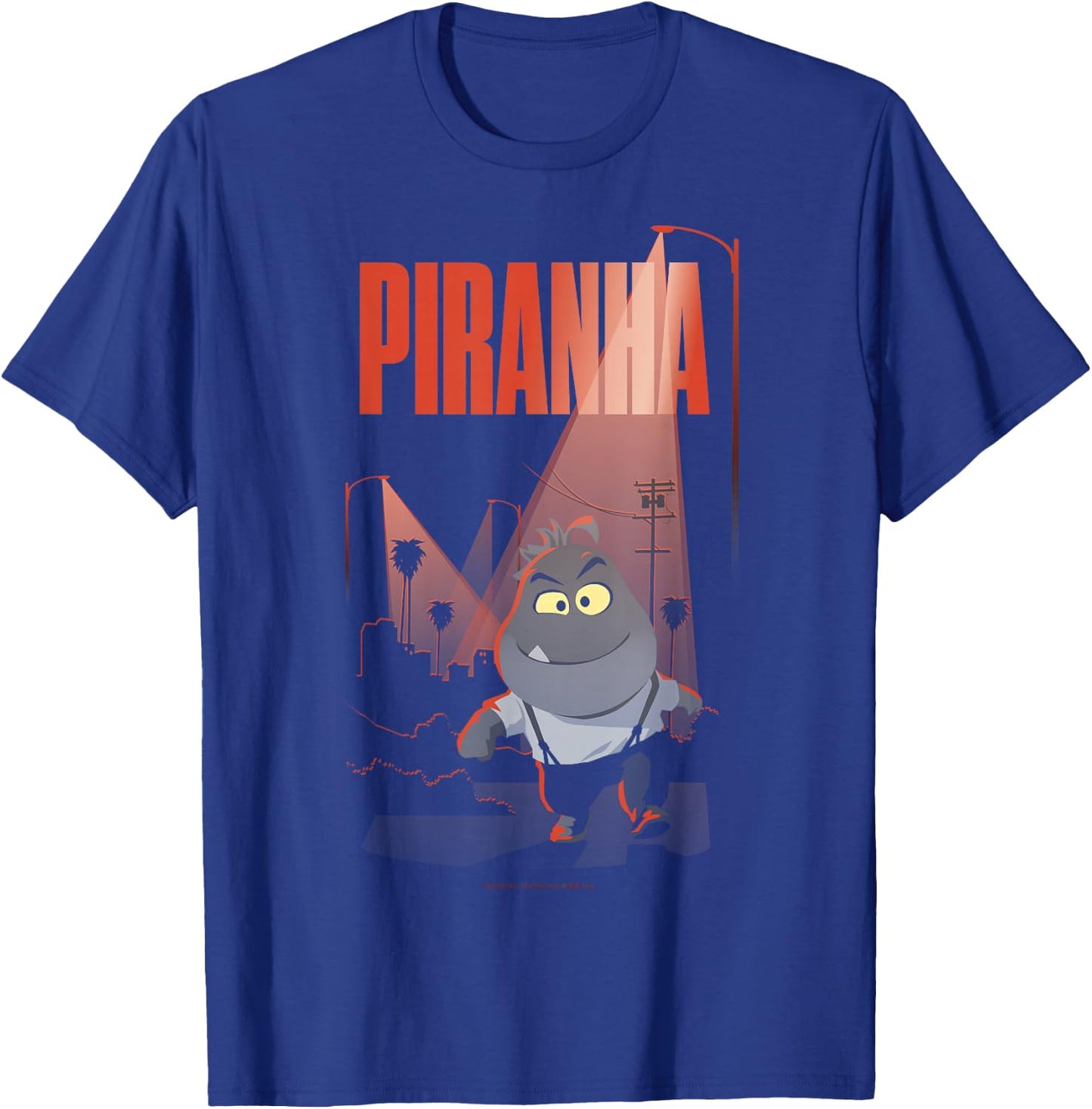 The Bad Guys Mr. Piranha City Street Light T-Shirt - T-Shirt | Royal